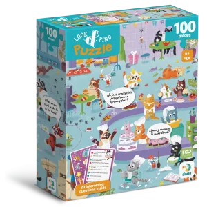 Пазл Dodo Шукай та знаходь Котяче кафе, 100 елементів (300667) UA