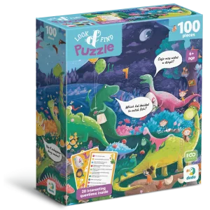Пазл Dodo Шукай і знаходь Країна динозаврів, 100 елементів (300669) UA
