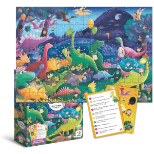 Пазл Dodo Шукай і знаходь Країна динозаврів, 100 елементів (300669) UA
