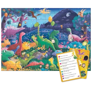 Пазл Dodo Шукай і знаходь Країна динозаврів, 100 елементів (300669) UA