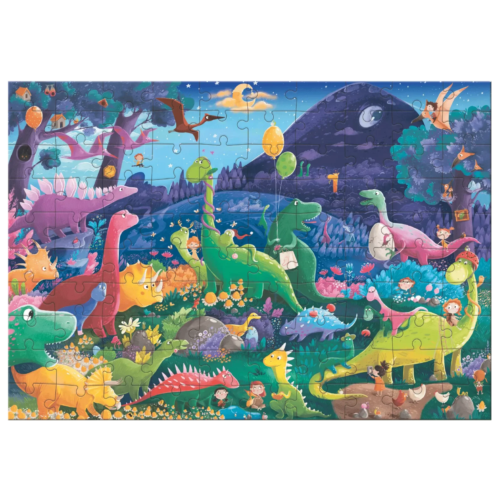 Пазл Dodo Шукай і знаходь Країна динозаврів, 100 елементів (300669) UA