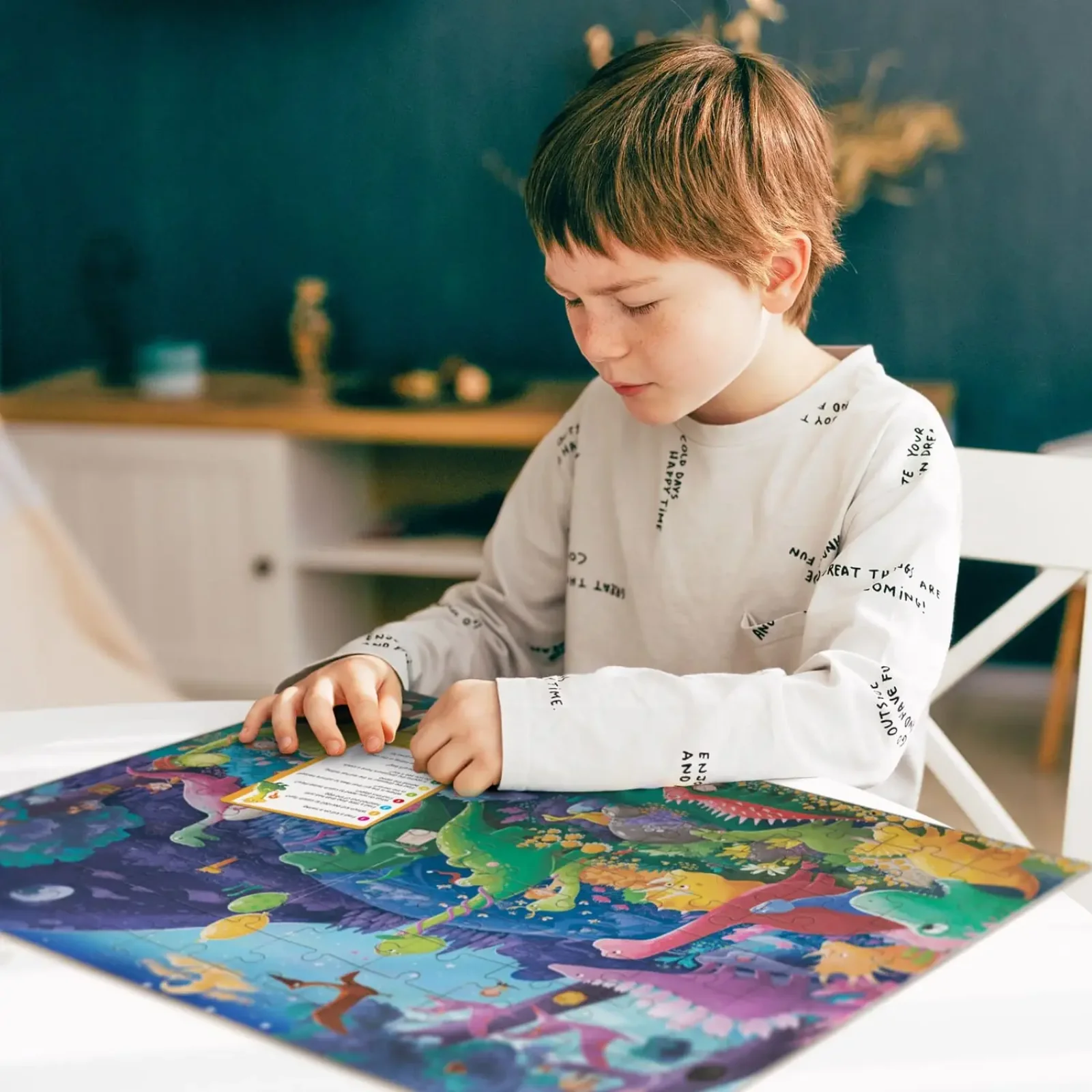 Пазл Dodo Шукай і знаходь Країна динозаврів, 100 елементів (300669) UA