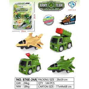 Іграшковий набір DIY Toys Набір військової техніки 4шт в асорт UA