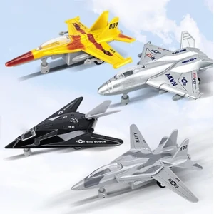 Игрушка DIY Toys Военный самолет металл pull-back 1:180, в ассорт (CJ-2157855) UA