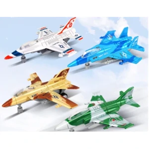 Игрушка DIY Toys Военный самолет металл pull-back 1:180, в ассорт (CJ-2267439) UA