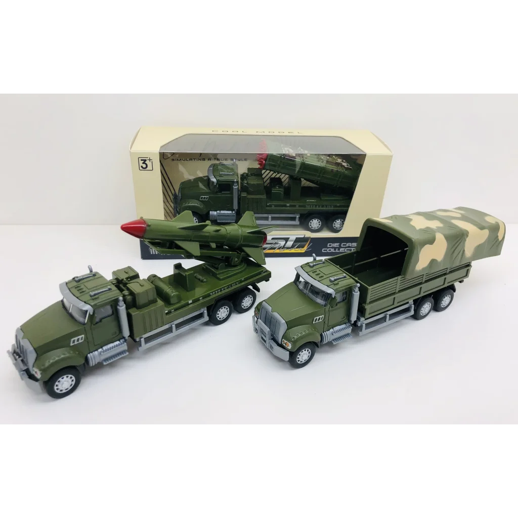 Игрушка DIY Toys Машинка военная техника металл, в ассорт (CJ-2155535) UA