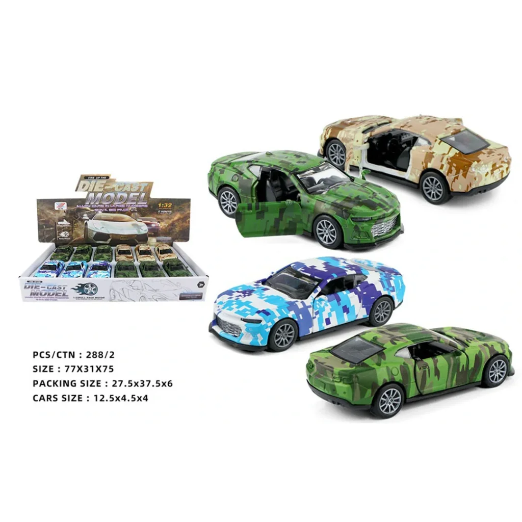 Іграшка DIY Toys Машинка гоночна, двері відкриваються, pull-back 1:32, в асорт UA