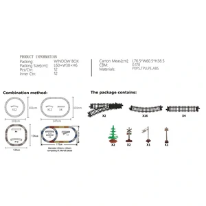 Ігровий набір Fenfa Залізниця 1601C UA