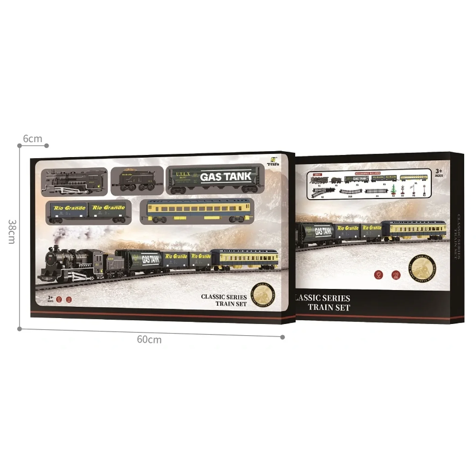 Ігровий набір Fenfa Залізниця 1601C UA