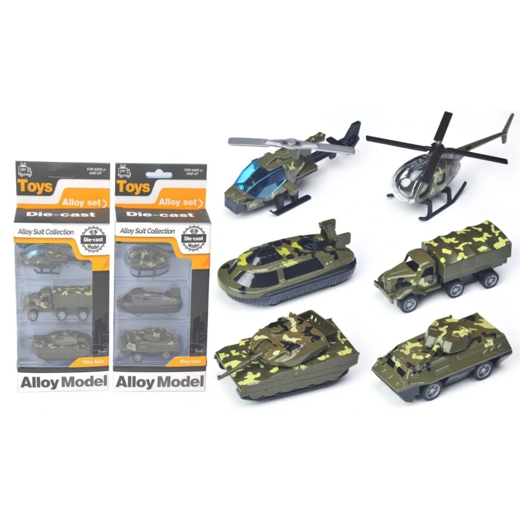 Игрушечный набор DIY Toys 3 единицы боевой техники в ассортименте (CJ-4068197) UA