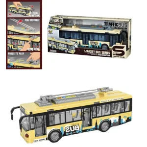 Іграшка DIY Toys Тролейбус інерційний (CJ-4007549) UA