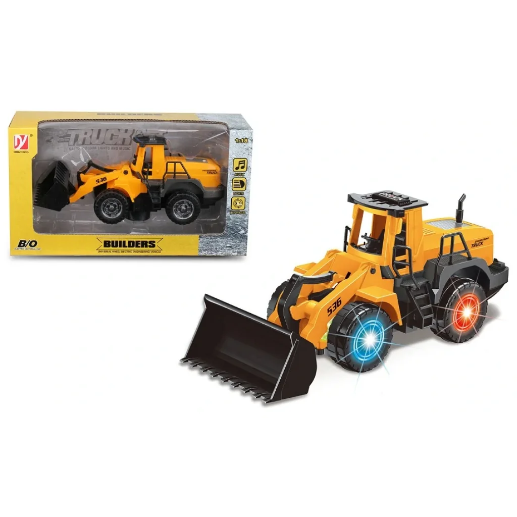 Іграшка DIY Toys Бульдозер Bump&Go (CJ-4066140) UA