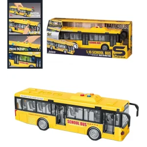 Іграшка DIY Toys Автобус шкільний інерційний (CJ-4007550) UA