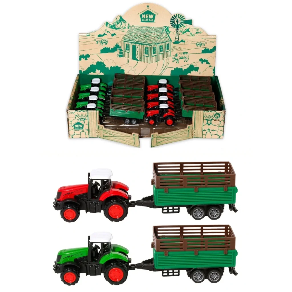 Іграшка DIY Toys Трактор з причепом в асортименті (CJ-4067772) UA
