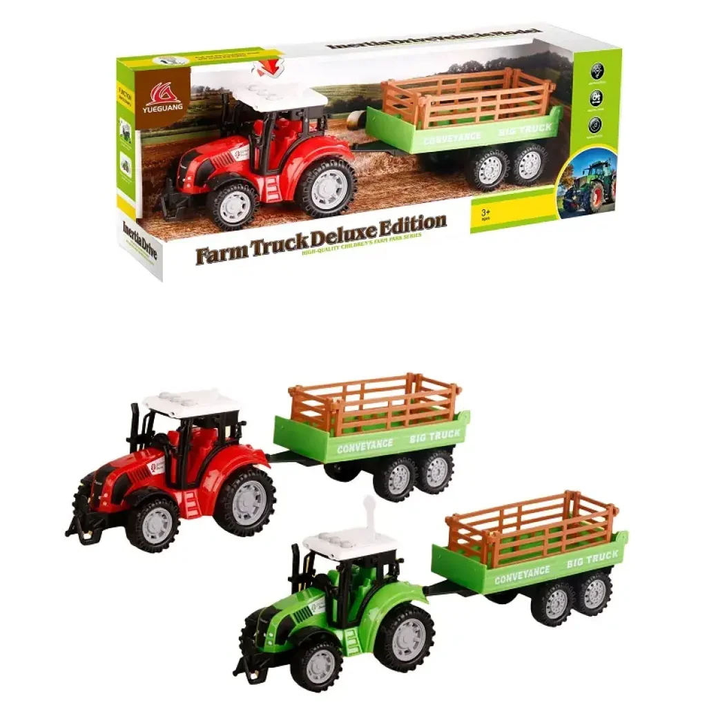 Іграшка DIY Toys Трактор Фермера з причепом (CJ-4064479) UA