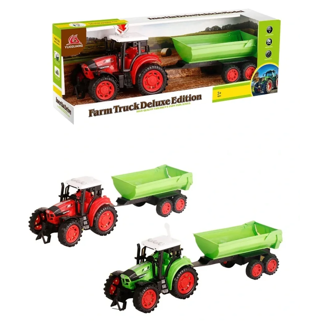 Іграшка DIY Toys Трактор з причепом (CJ-4064469) UA
