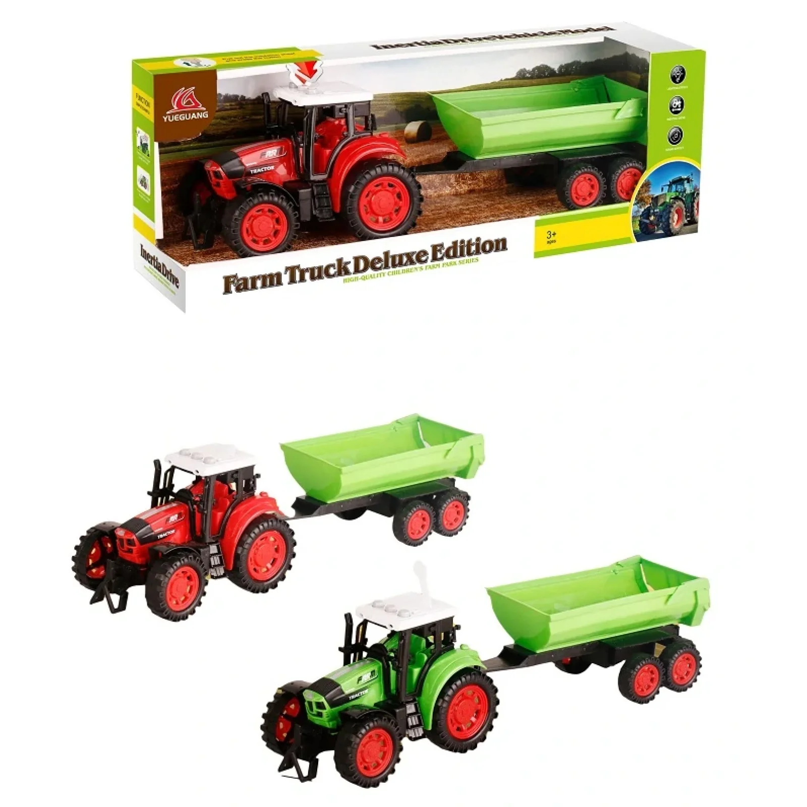 Іграшка DIY Toys Трактор з причепом (CJ-4064469) UA