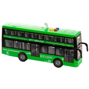 Іграшка DIY Toys Інерційний двоповерховий автобус зі звук. та світл. ефектами в асортименті UA