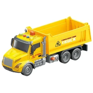 Іграшка CARS S Самоскид жовтий 1:14 (рухомі частини, інерція, звук, світло, вихлоп) UA