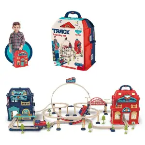 Игрушка Tengleader Железная дорога в городе 131 деталь (CJ-4165968) UA