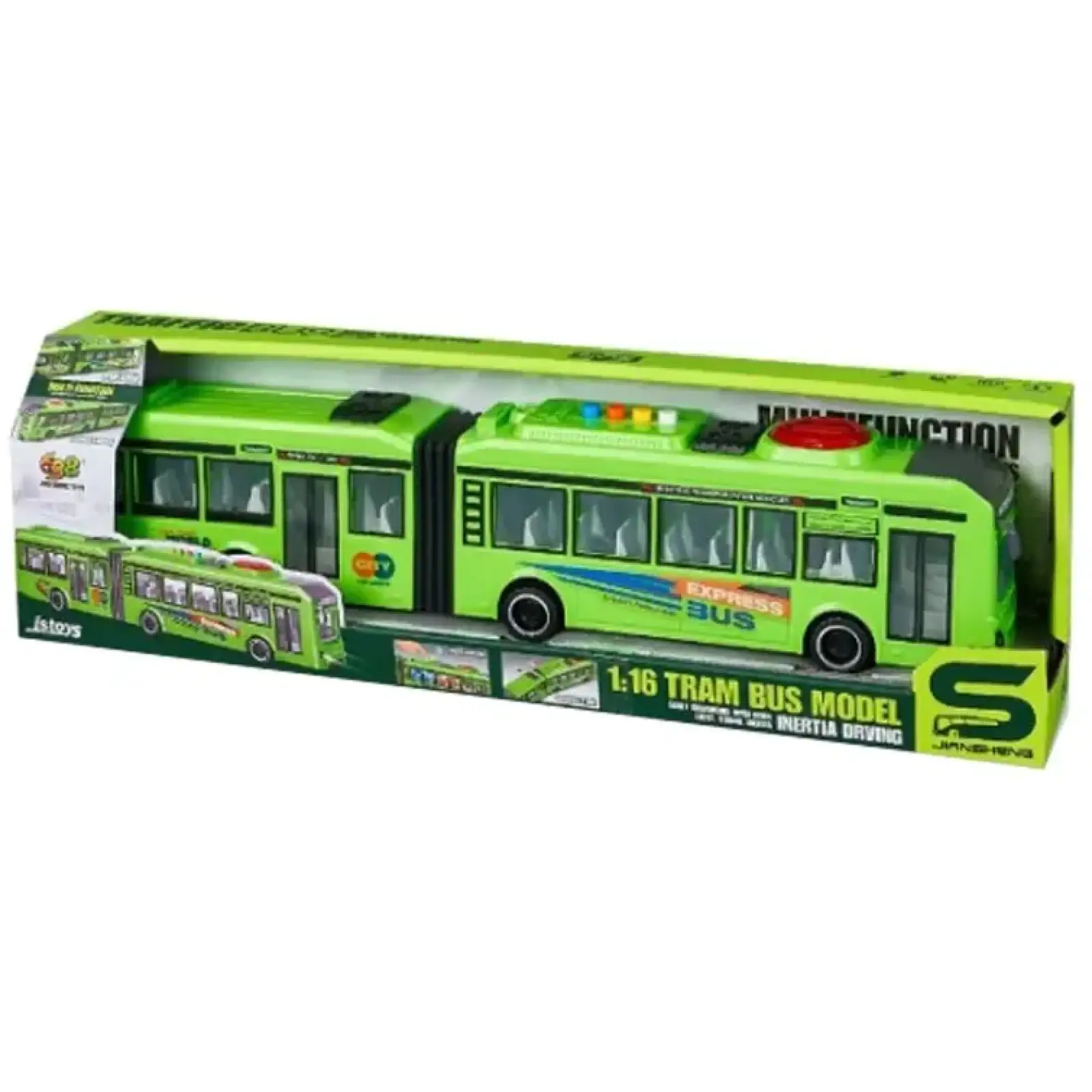 Игрушка CARS S Автобус зеленый 1:16 (CJ-4358581) UA