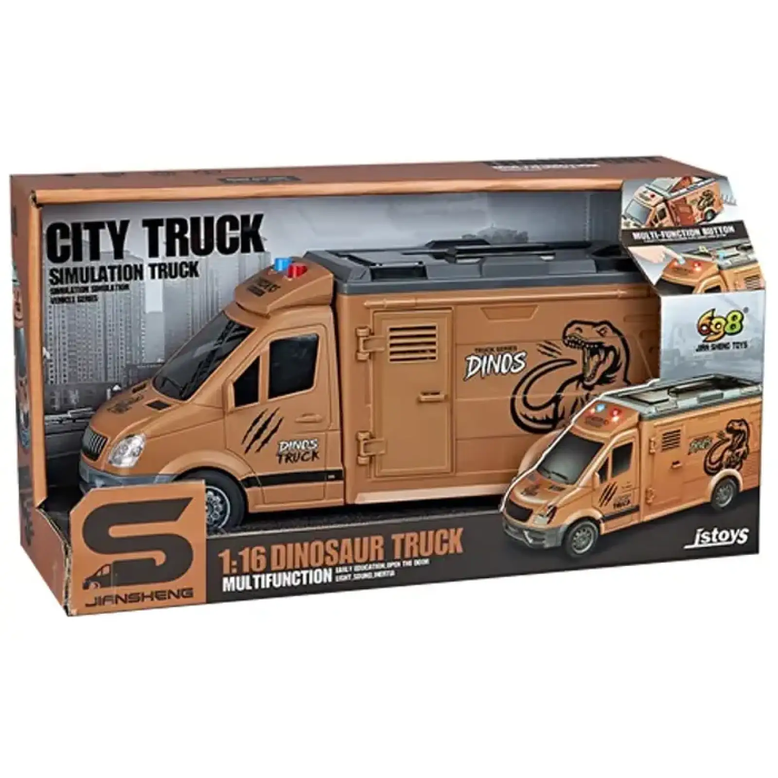 Игрушка CARS S Грузовик с Т-Рексом 1:16 (CJ-4008561) UA