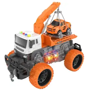 Игрушка CARS S Эвакуатор-внедорожник оранжевый с машинкой 1:16 (CJ-3989860) UA
