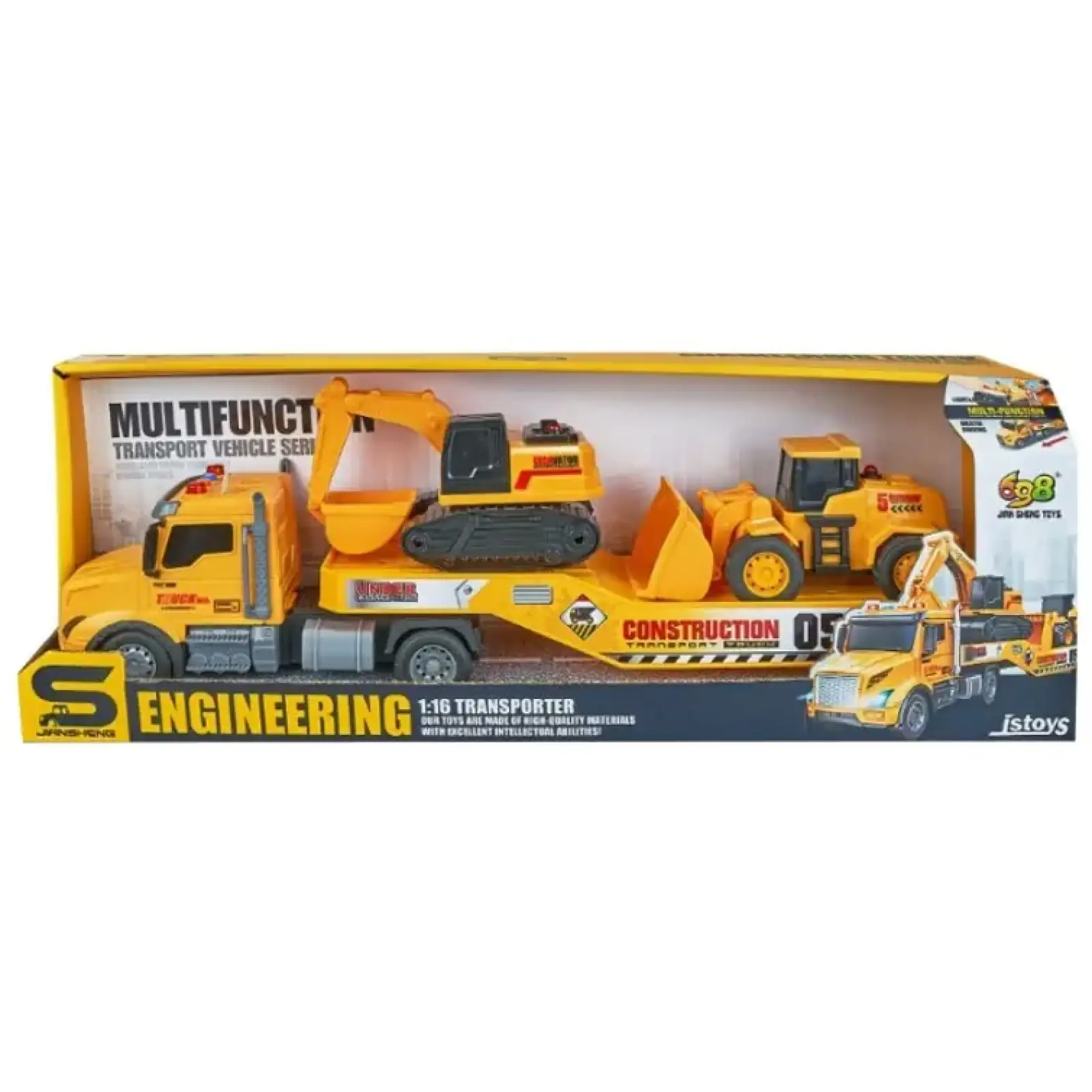 Игрушка CARS S Набор Трал с экскаватором и бульдозером 1:16 (CJ-5161008) UA