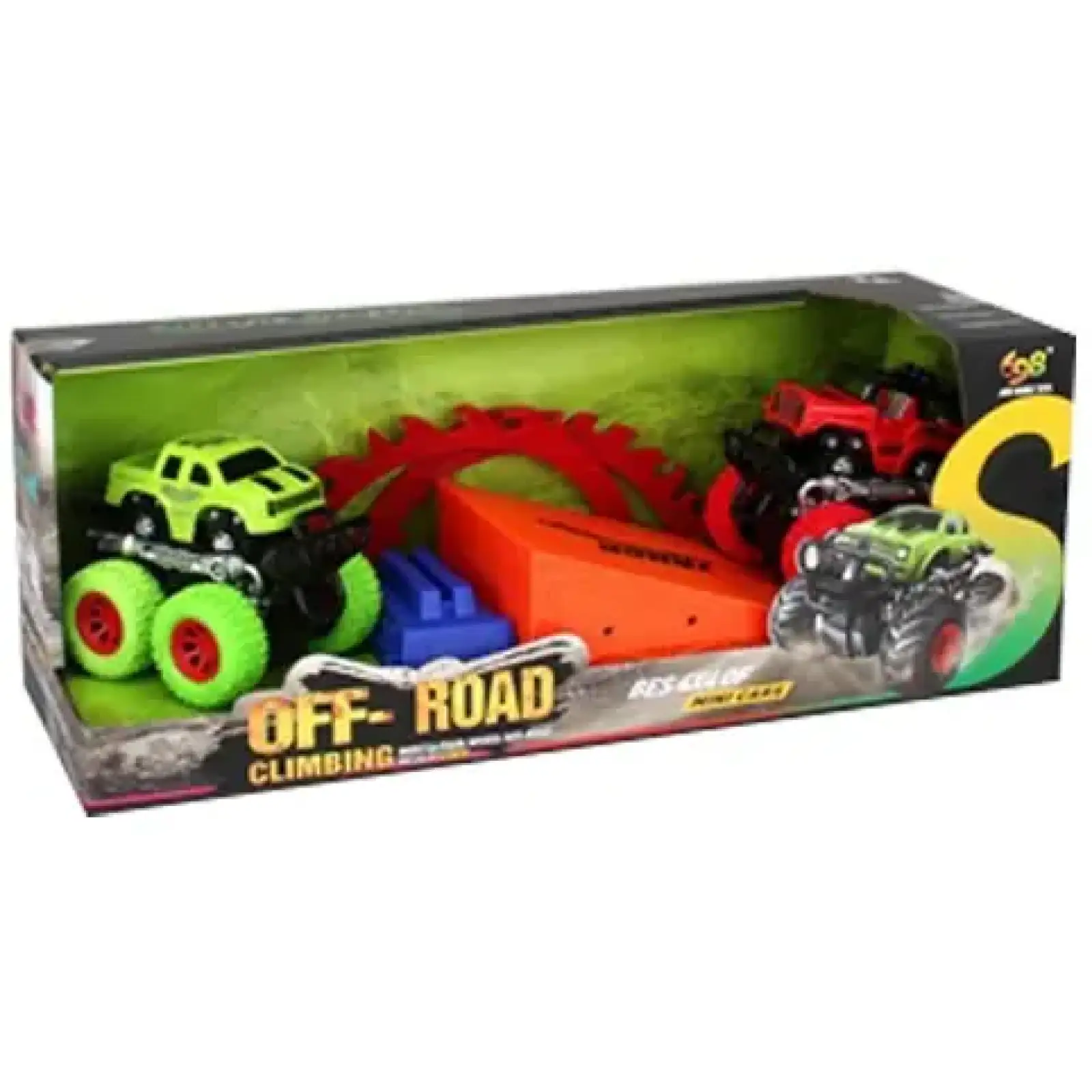 Игрушка CARS S Набор из 2 внедорожников с огненным кругом (CJ-2011165) UA