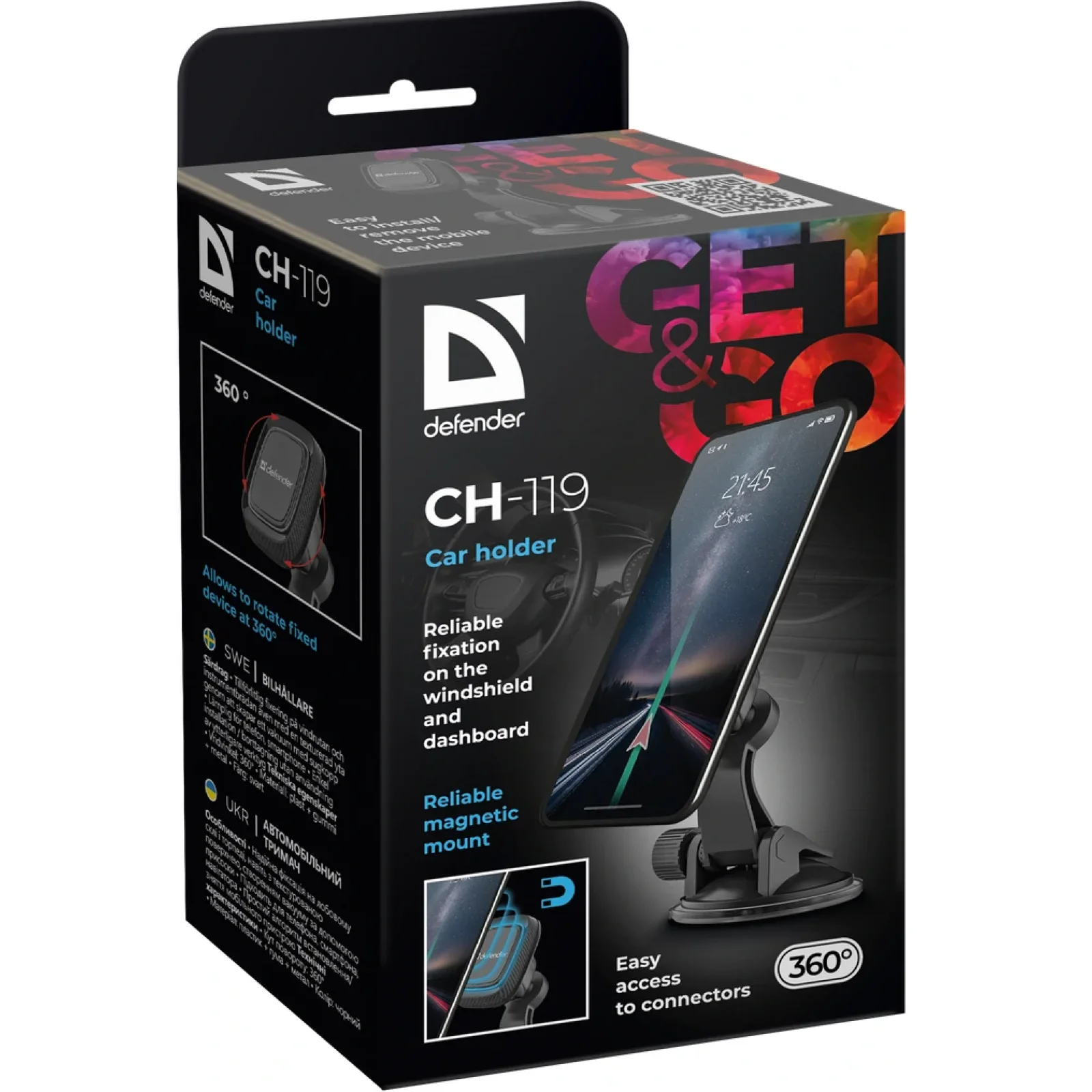Автодержатель Defender Car Holder CH-119 (29119) UA