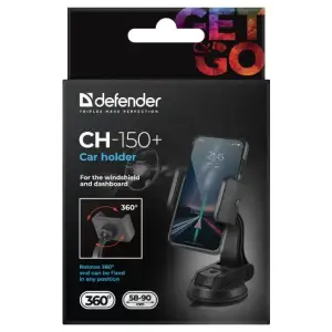 Автодержатель Defender CH-150+ 58-90mm panel, Black (29150) UA