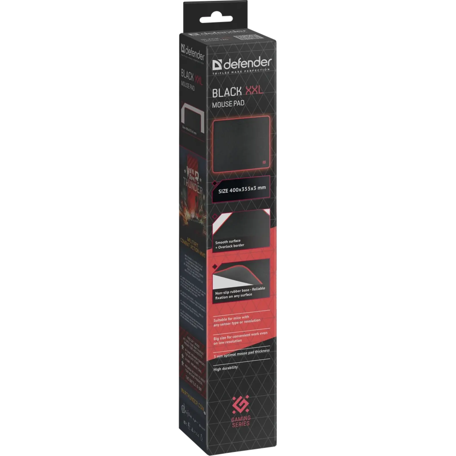 Килимок для миші Defender Black XXL (50559) UA