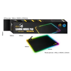 Килимок для мишi Genius GX-Pad 500S RGB, USB, Black UA
