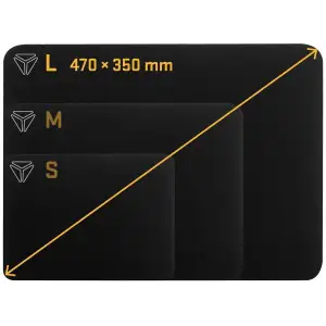 Килимок для мишi Yenkee YPM 47 Gaming pad SPEED TOP L UA