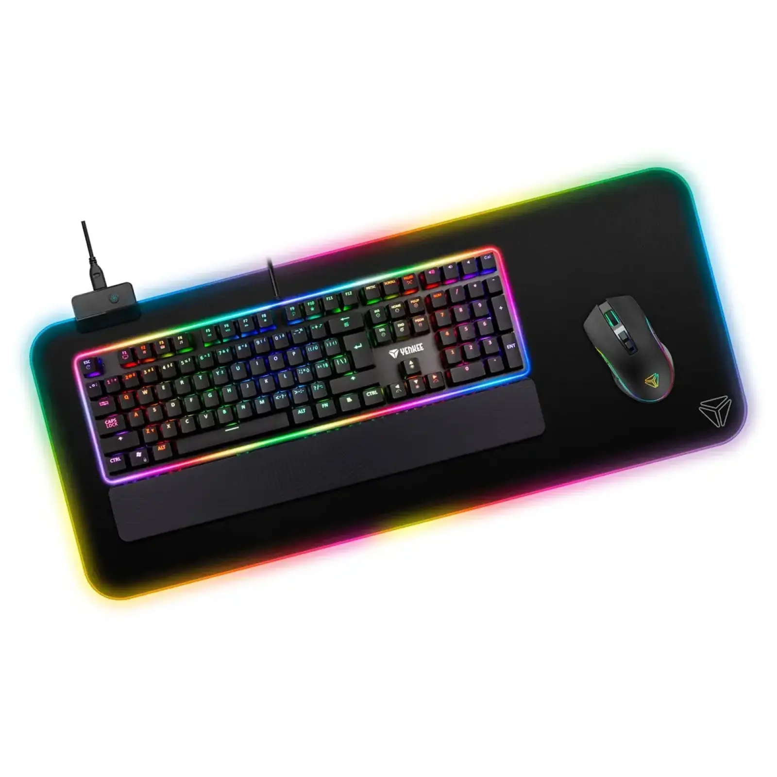 Килимок для мишi Yenkee YPM 3006 Gaming RGB pad WARP (45015854) UA
