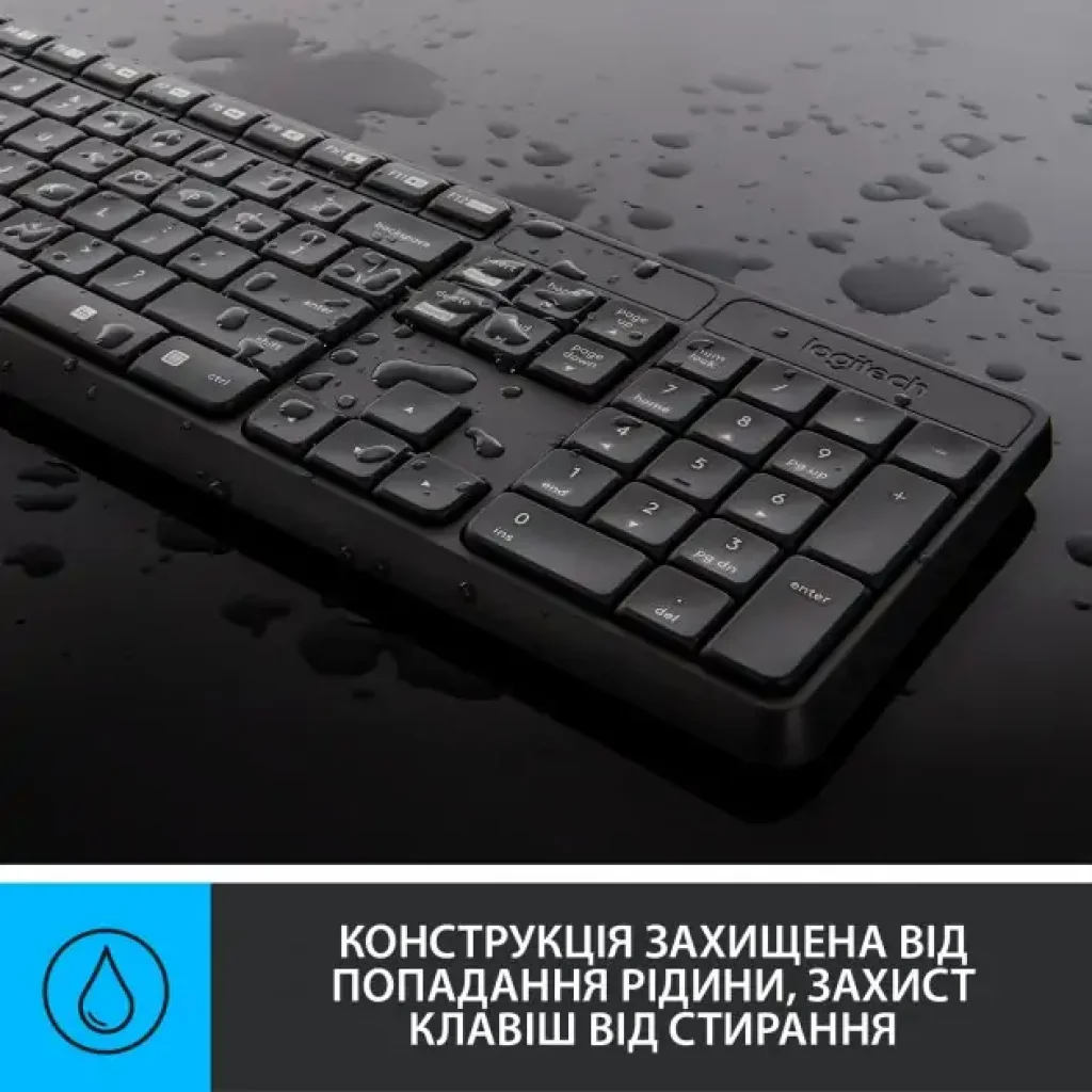 Комплект LOGITECH MK235 Wireless Combo, US (920-007931) UA