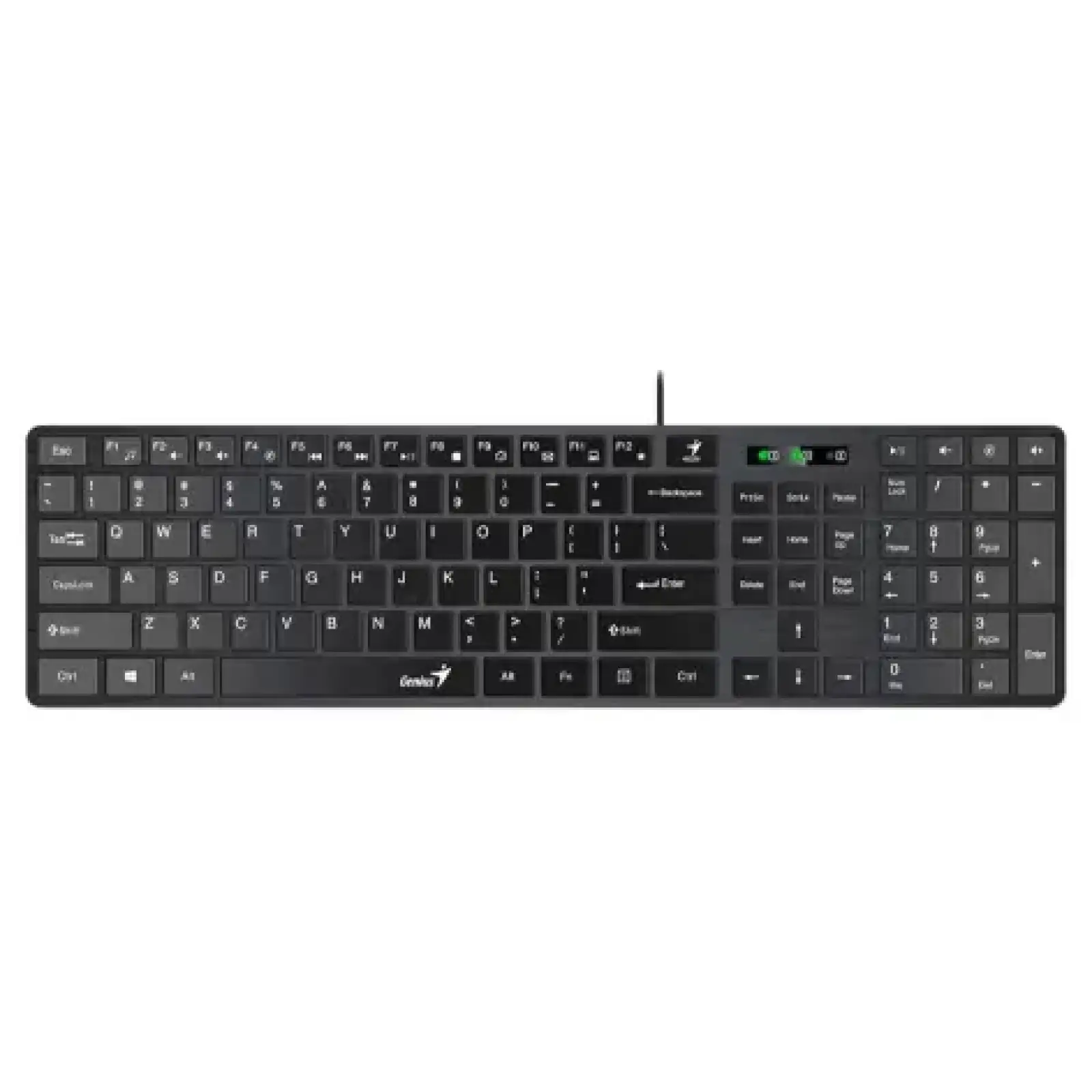 Набір GENIUS C-126 SlimStar USB Black Ukr UA