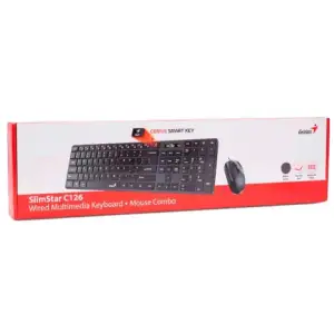 Набір GENIUS C-126 SlimStar USB Black Ukr UA
