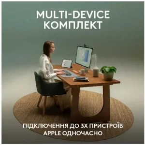 Набор LOGITECH Pebble 2 Combo for Mac - TONAL GRAPHITE - US INT'L - BT - MAC (920-012244) UA