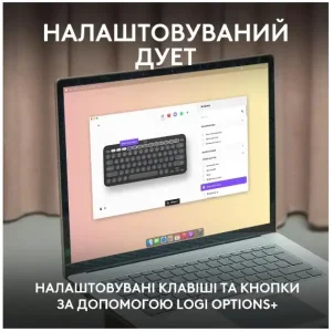 Набор LOGITECH Pebble 2 Combo for Mac - TONAL GRAPHITE - US INT'L - BT - MAC (920-012244) UA