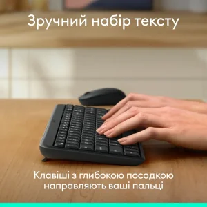 Набор Logitech MK250 Wireless Combo Graphite UKR (920-013823) UA