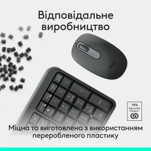 Набор Logitech MK250 Wireless Combo Graphite UKR (920-013823) UA