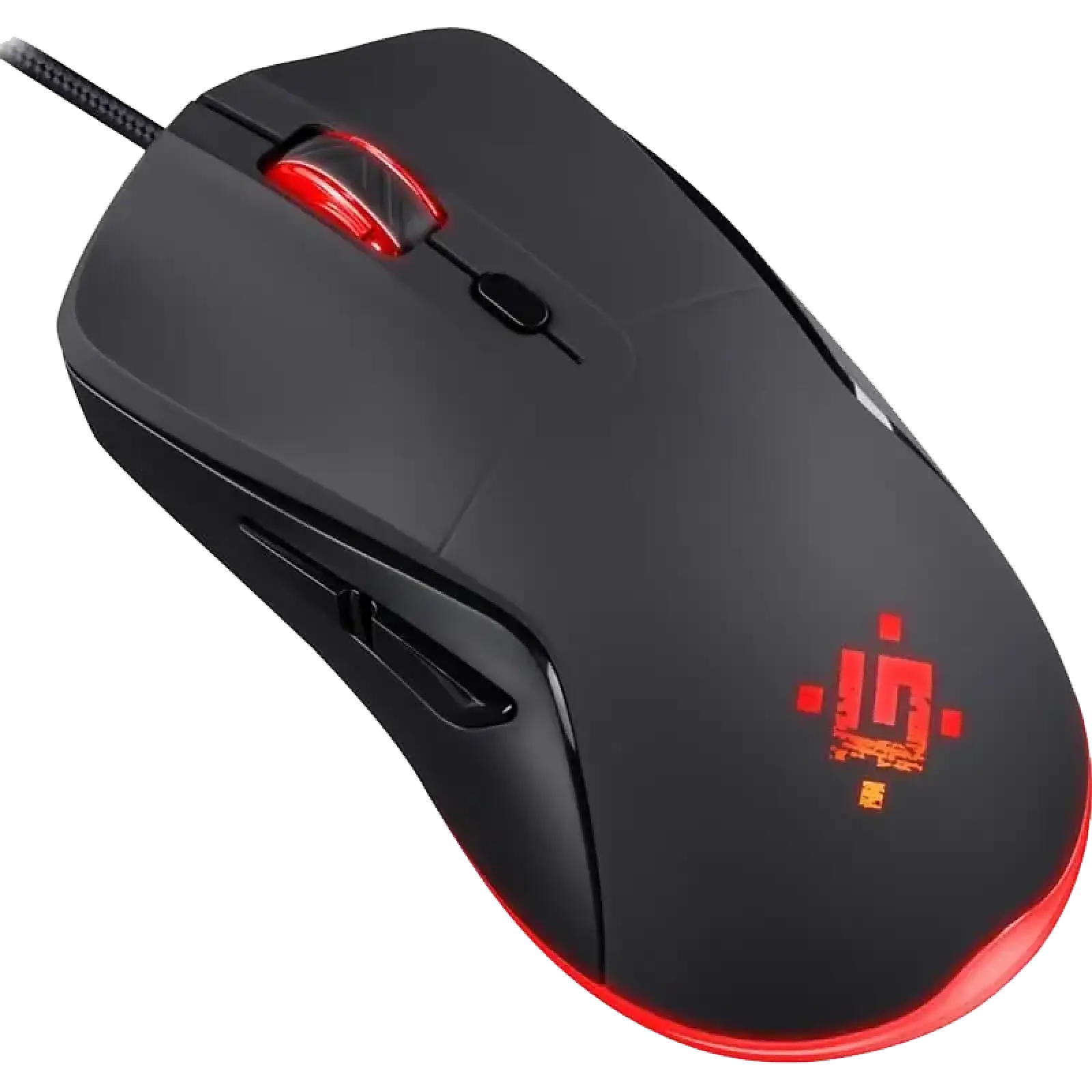 Миша DEFENDER Arga GM-049, +килимок, rainbow, чорна (52049) UA