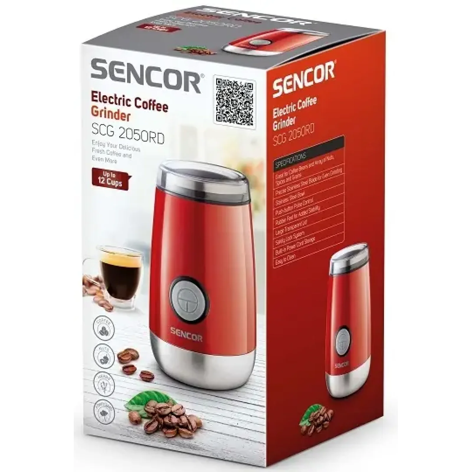 Кавомолка SENCOR SCG 2050RD UA
