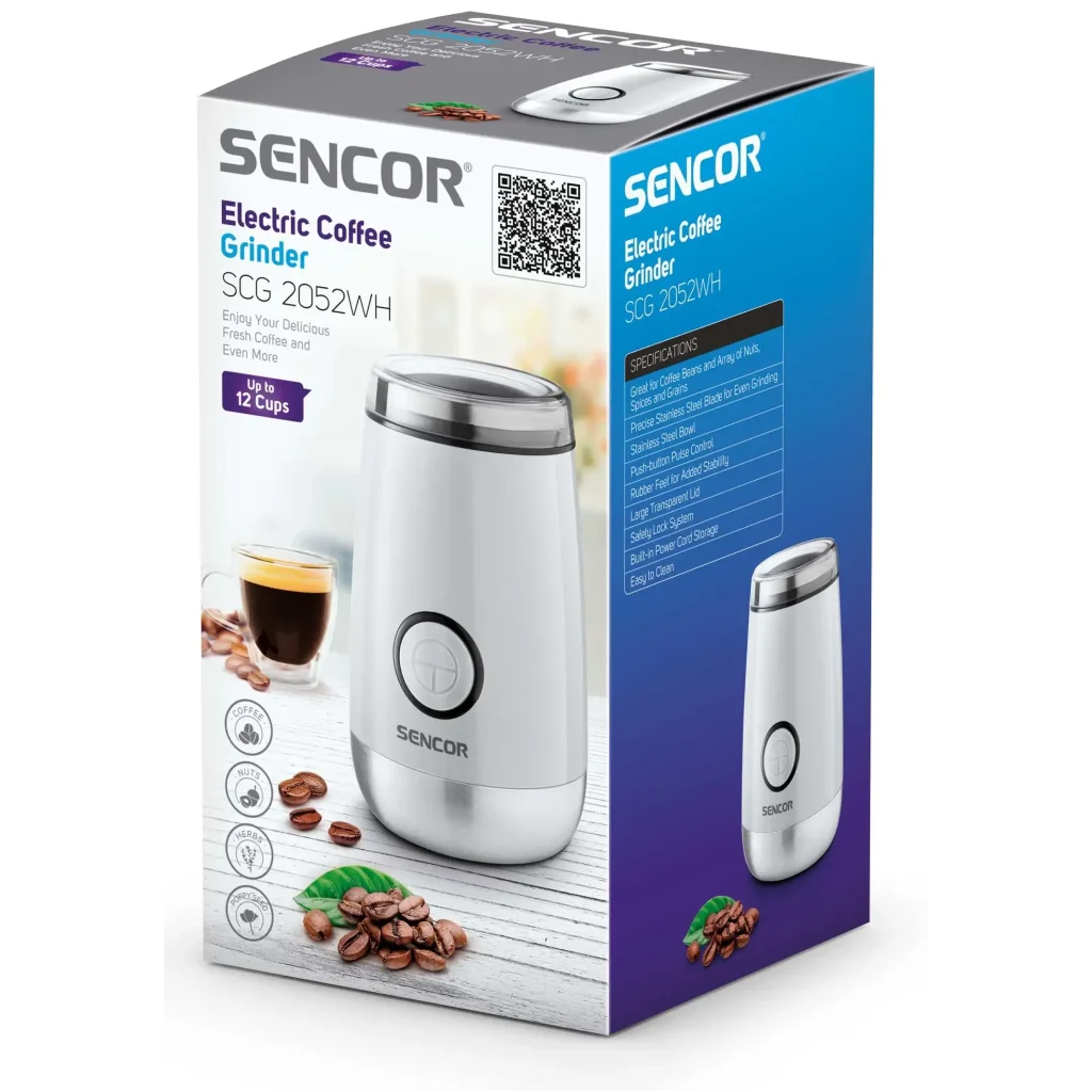 Кофемолка SENCOR SCG 2052WH UA