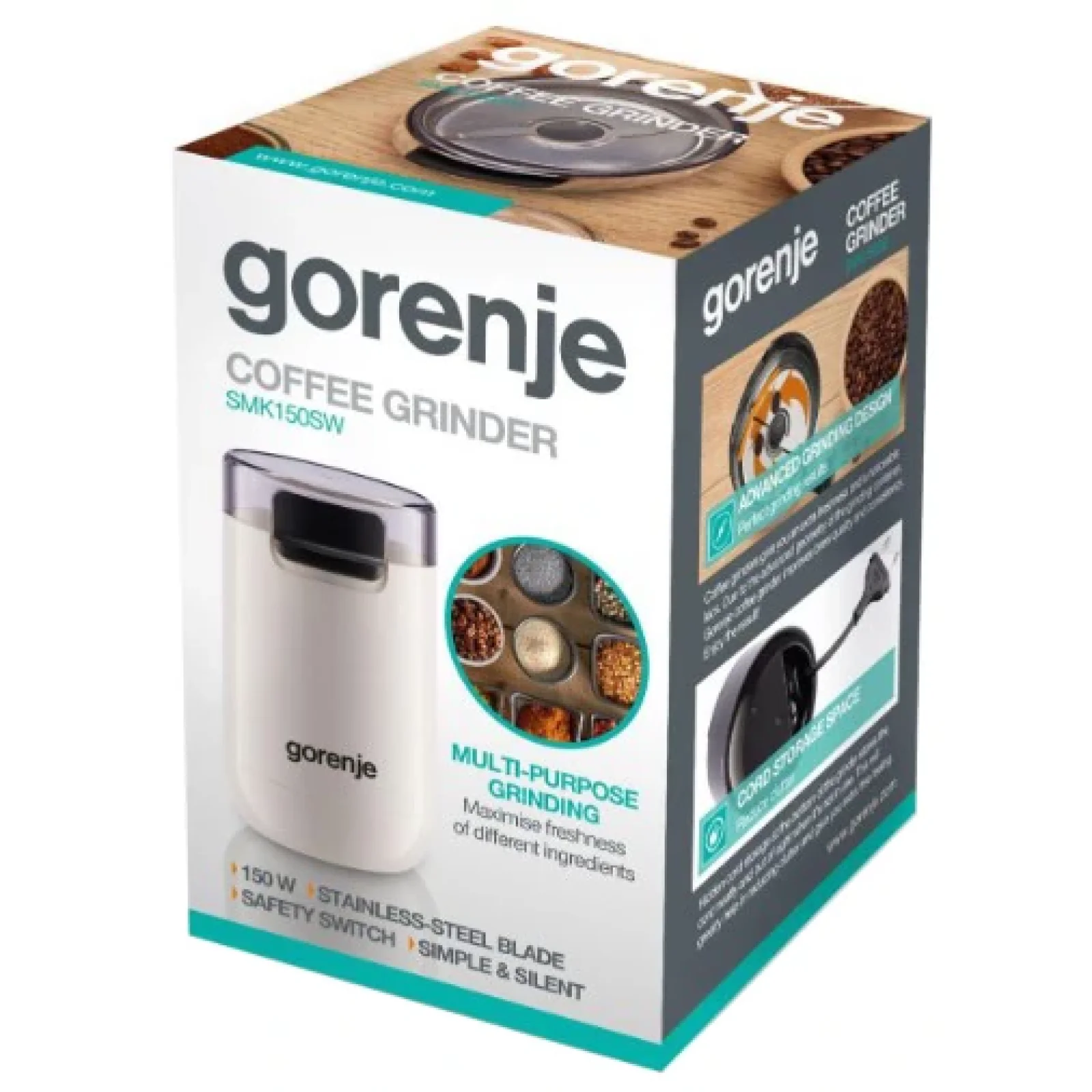 Кофемолка Gorenje SMK150SW UA