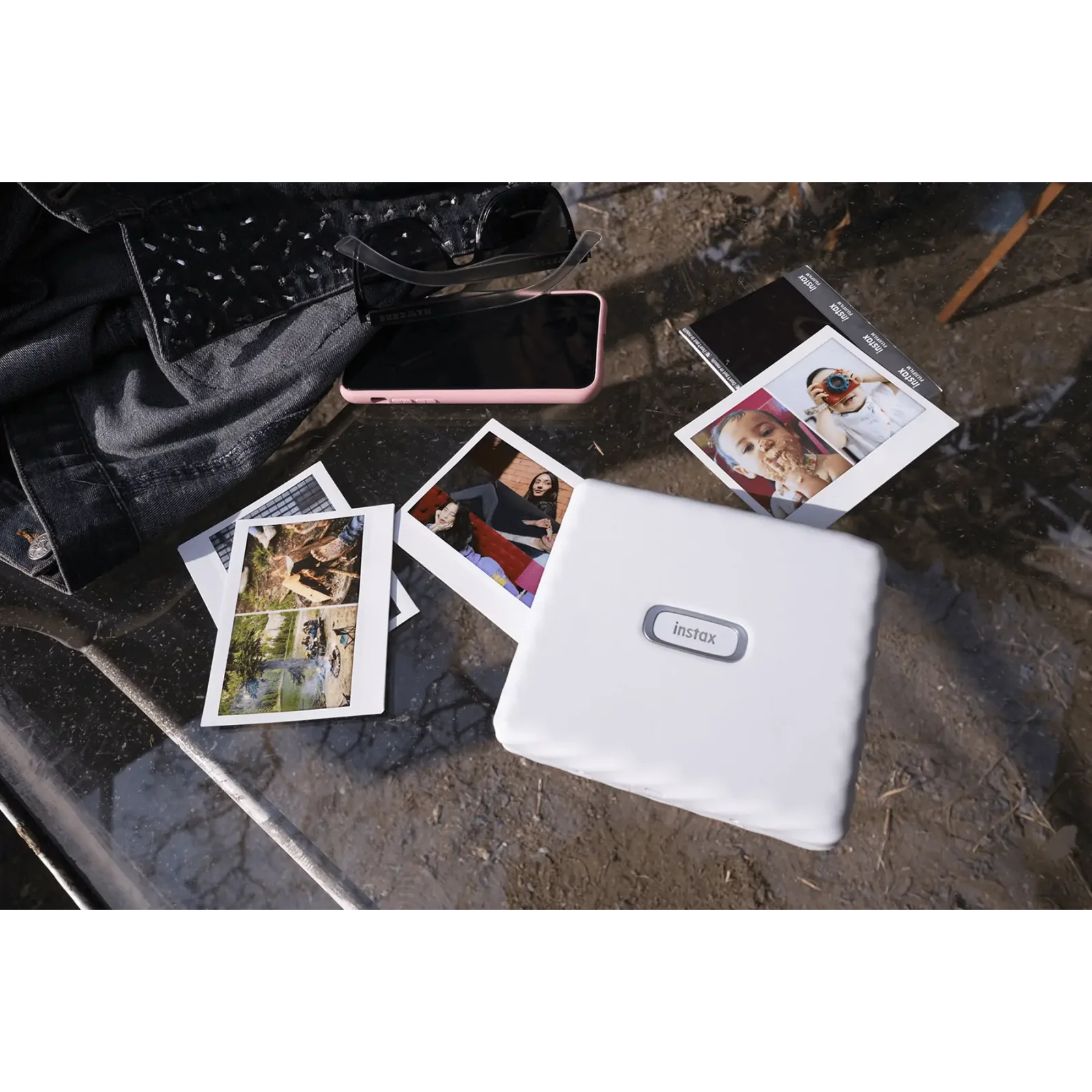 Портативний кольоровий фотопринтер INSTAX LINK WIDEA WHITE EX D UA