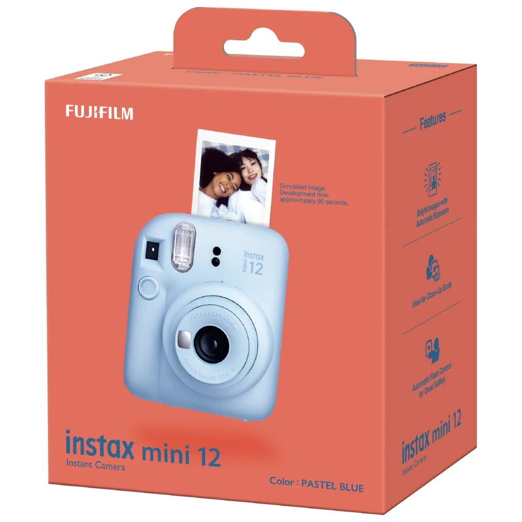 Фотокамера FUJI INSTAX MINI 12 Пастельно-блакитна UA