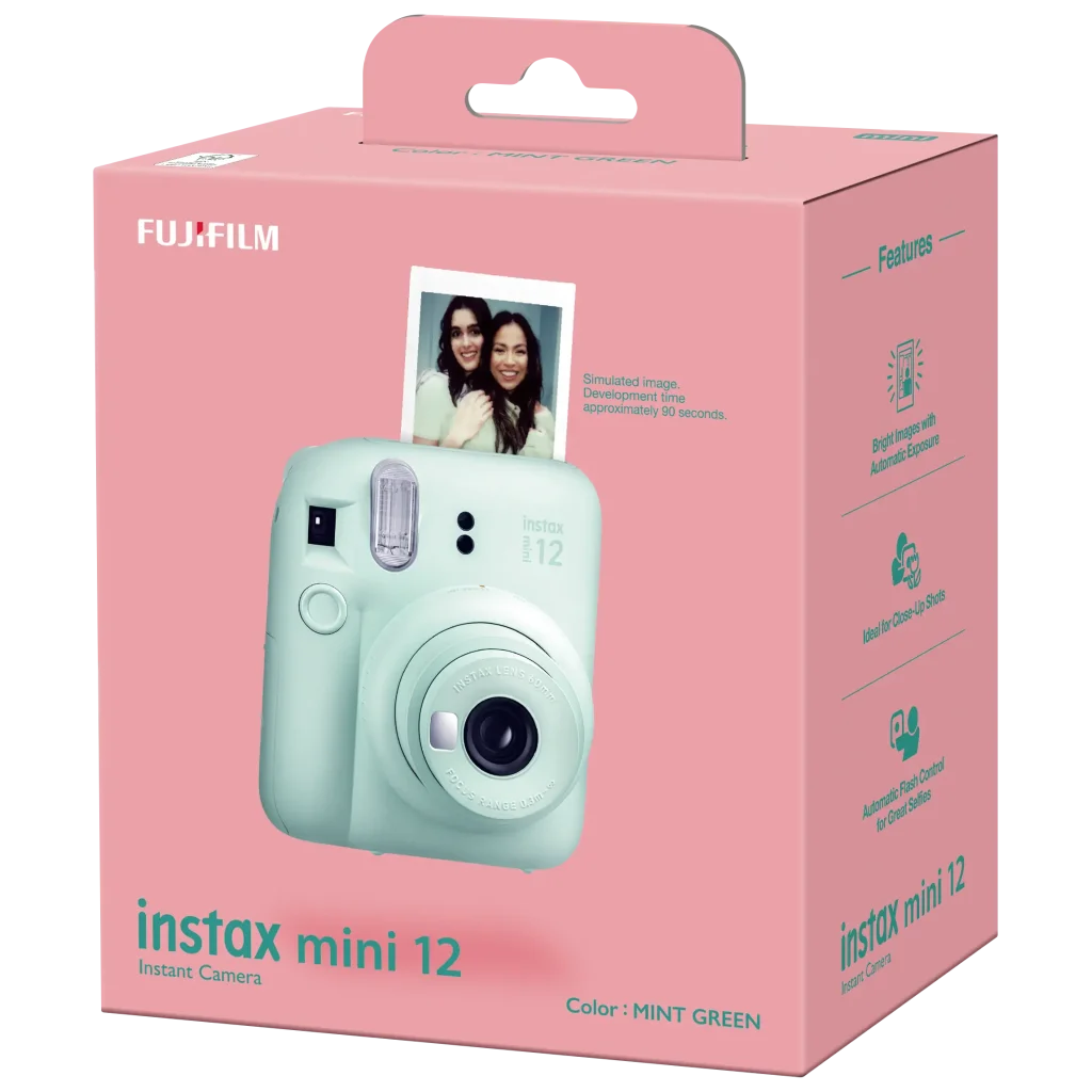 Фотокамера FUJI INSTAX MINI 12 М'ятно-зелена UA