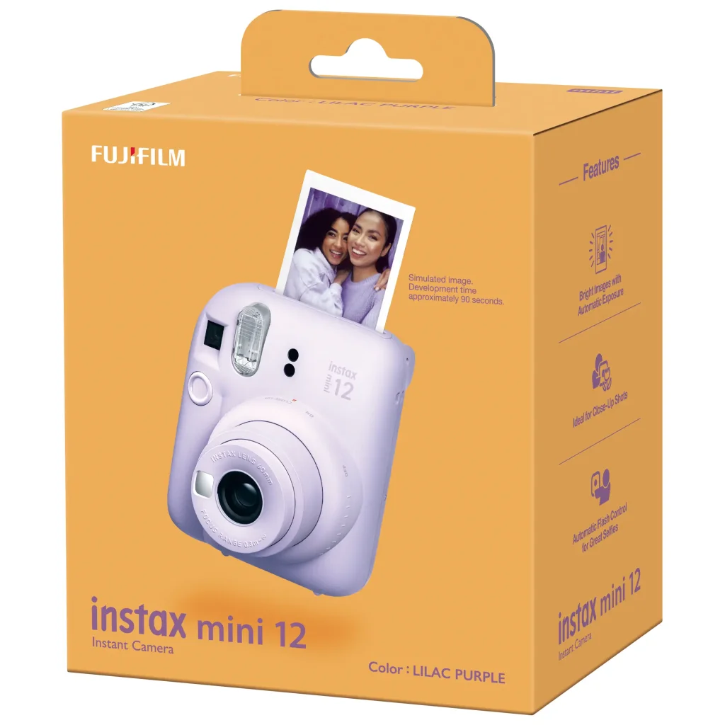 Фотокамера FUJI INSTAX MINI 12 Бузково-фіолетова UA
